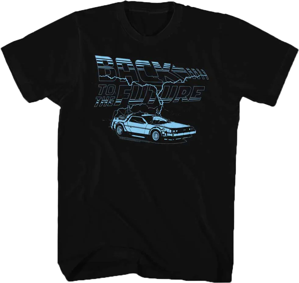 Logo and Lightning Back To The Future T-Shirt