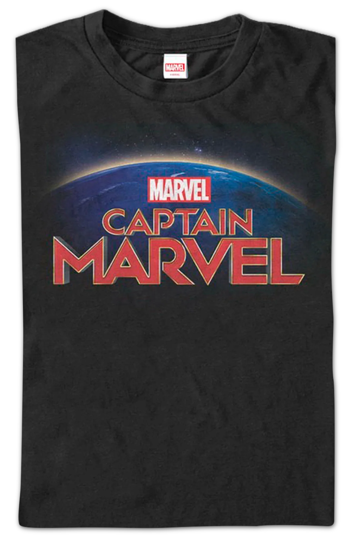 Logo Captain Marvel T-Shirt - Image 2
