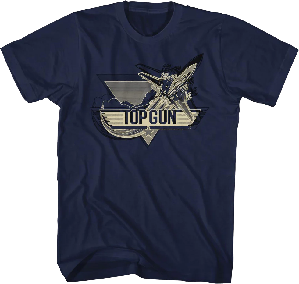 Logo Flyby Top Gun T-Shirt
