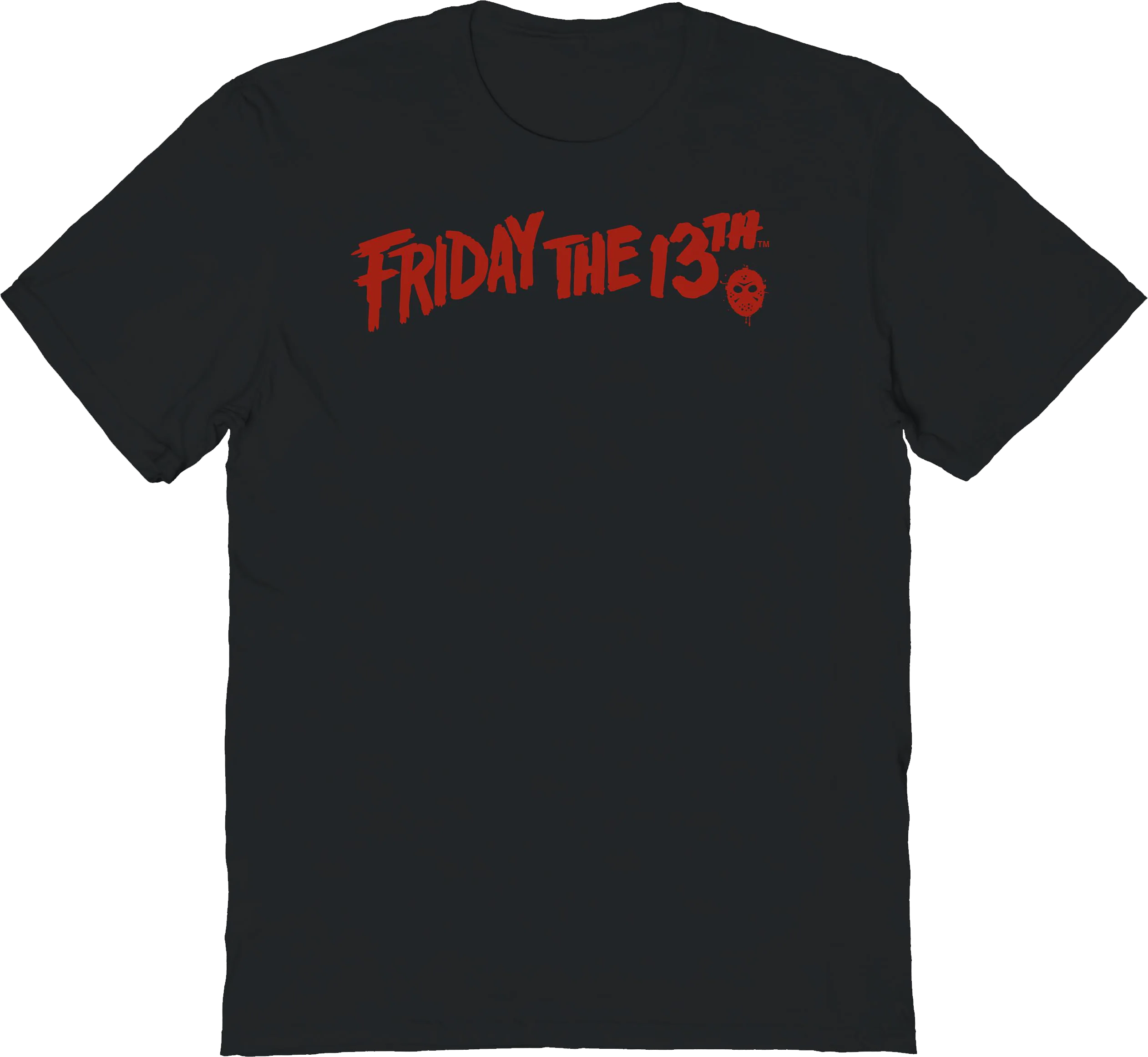 Logo & Hockey Mask Friday The 13th T-Shirt