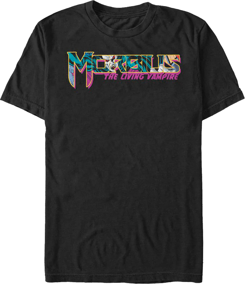 Logo Morbius The Living Vampire Marvel Comics T-Shirt