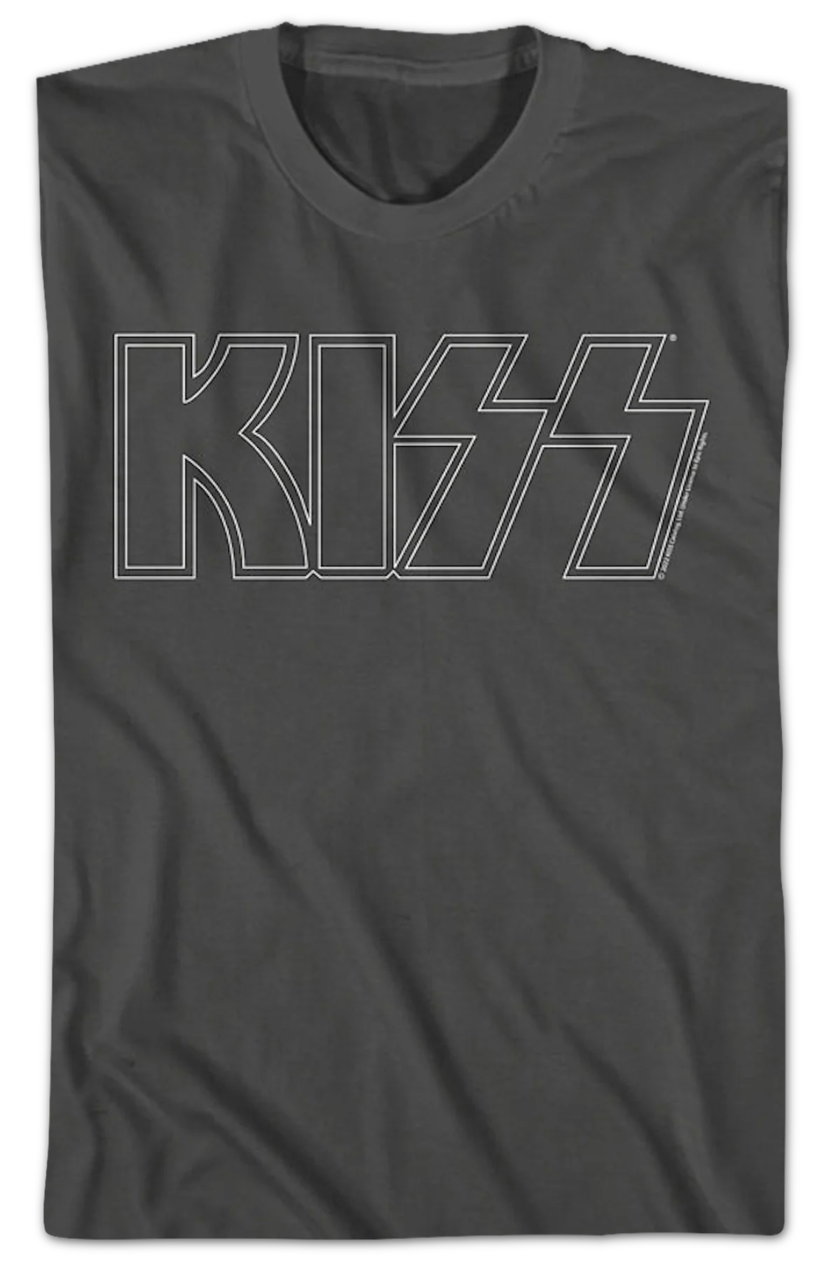 Logo Outline KISS T-Shirt - Image 2