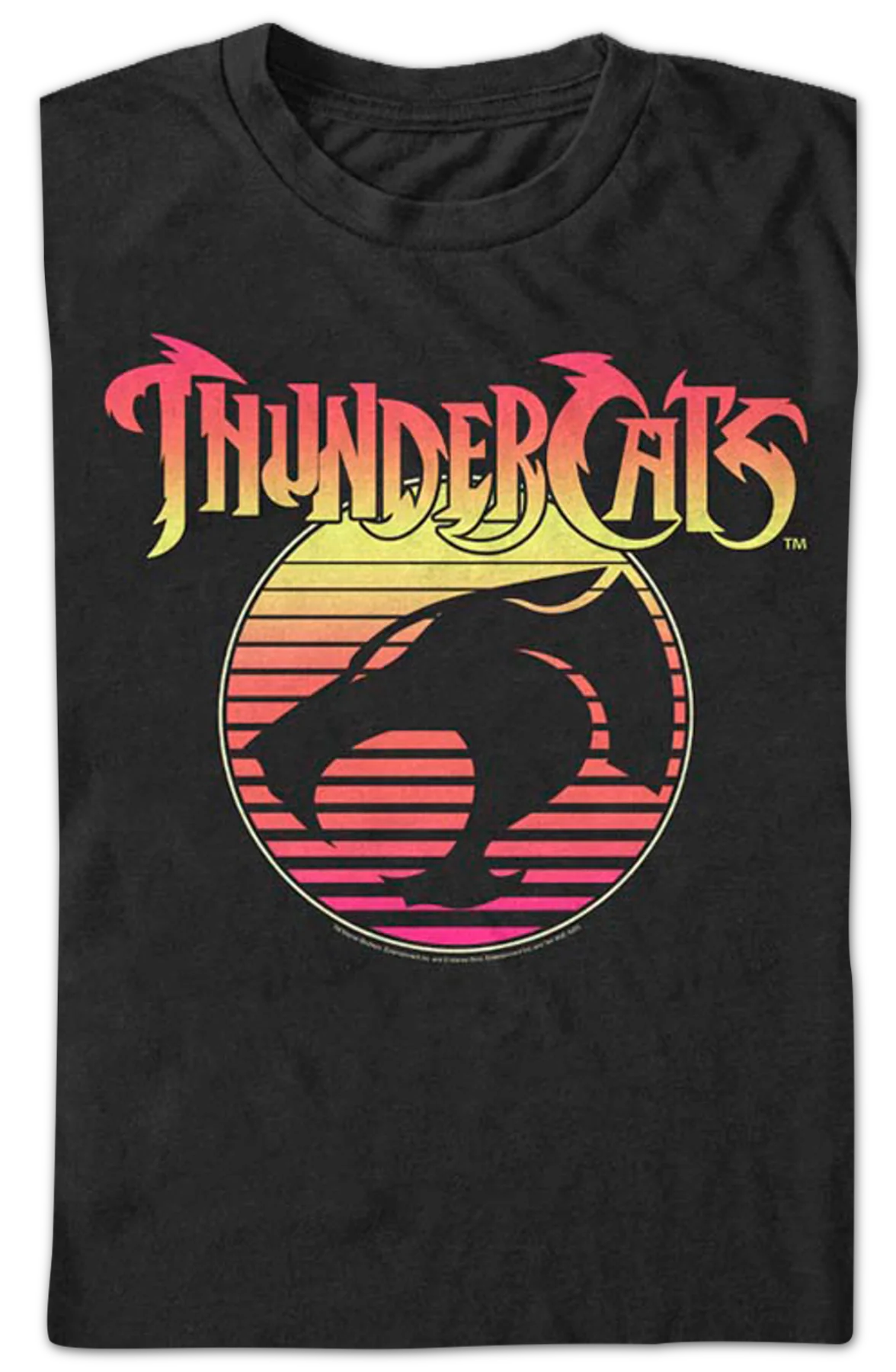 Logo With Sunset Blinds ThunderCats T-Shirt - Image 2