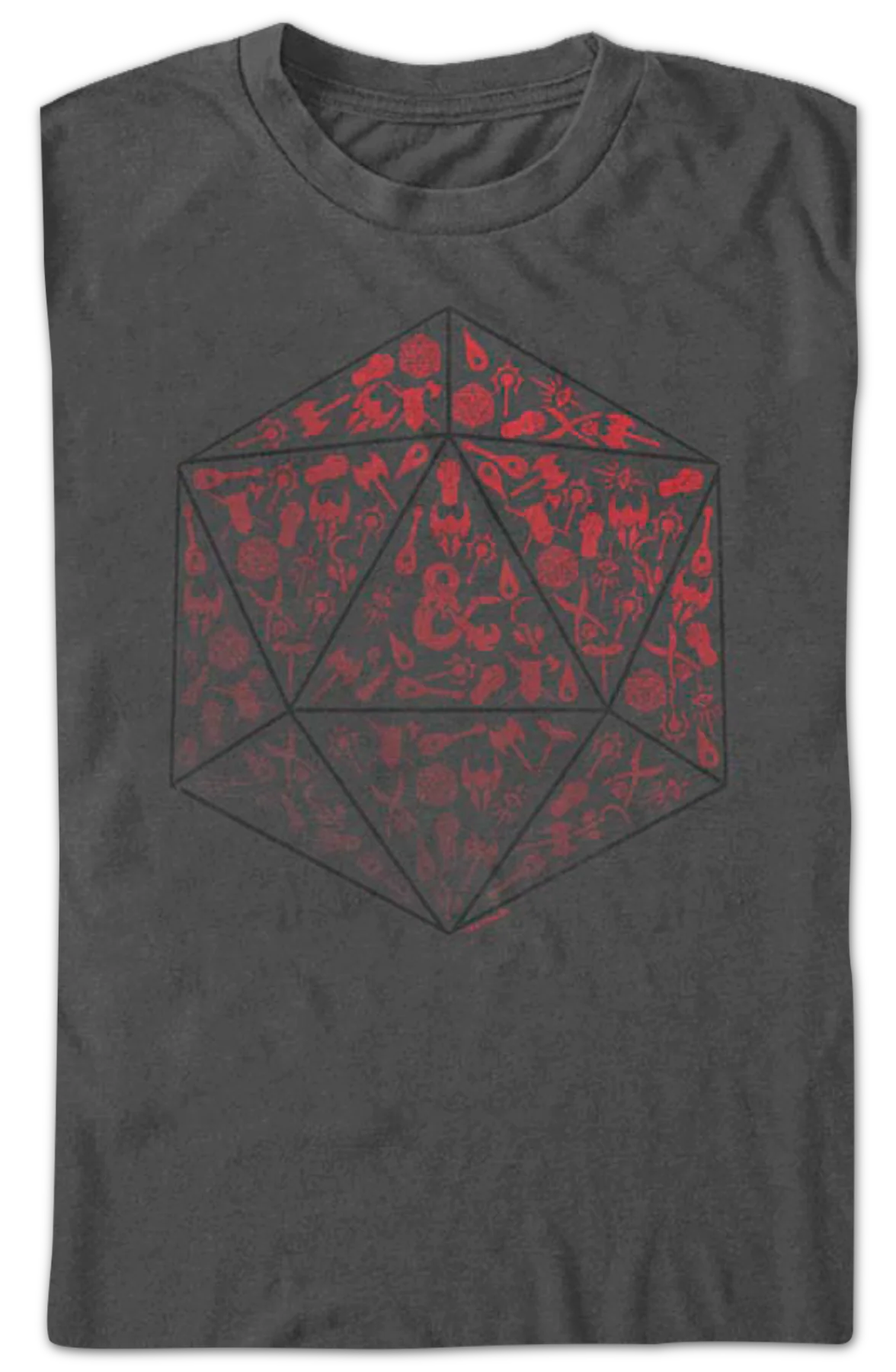 Logos In Rolling Die Dungeons & Dragons T-Shirt - Image 2