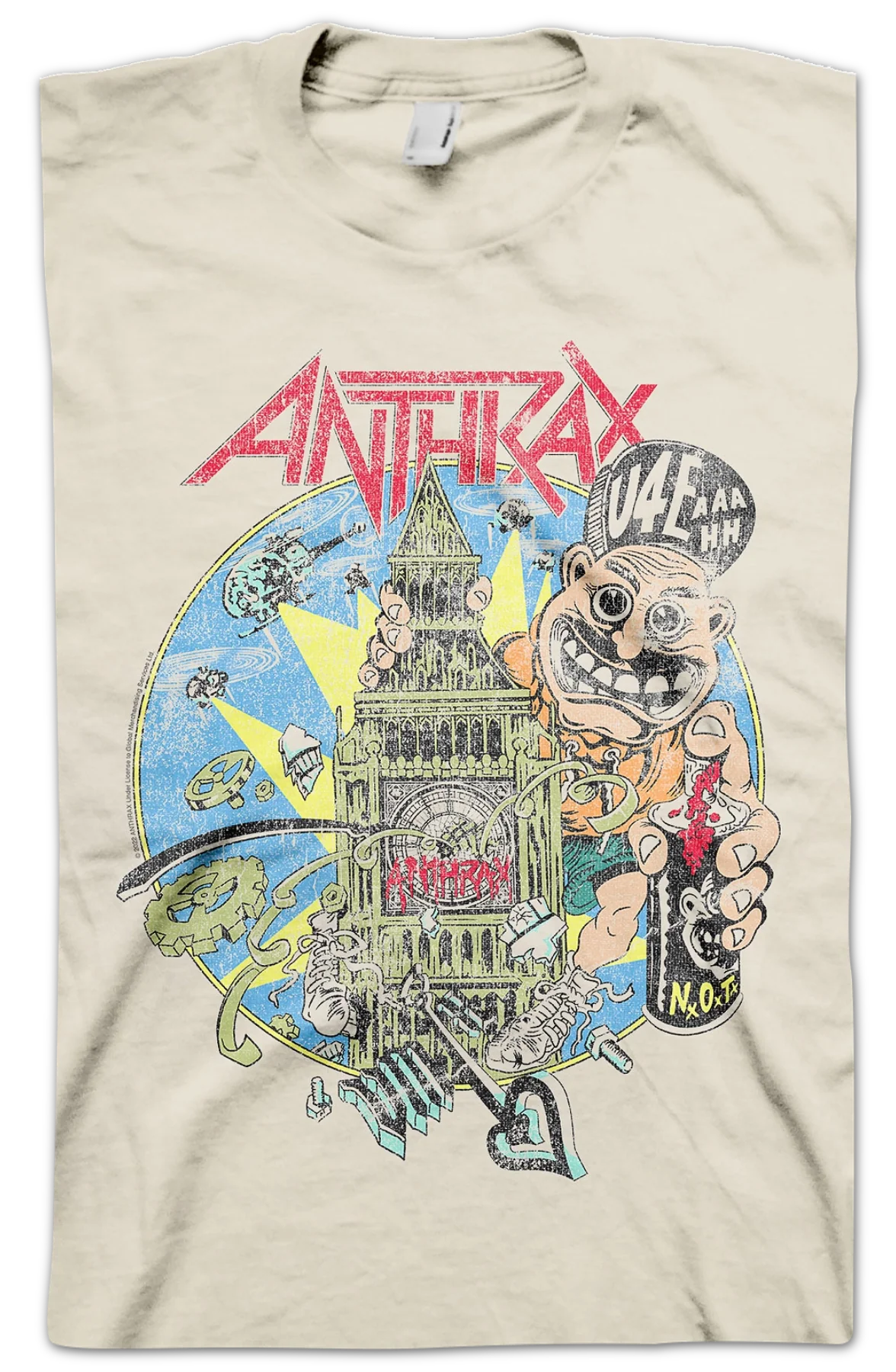 London Graffiti Anthrax T-Shirt - Image 2