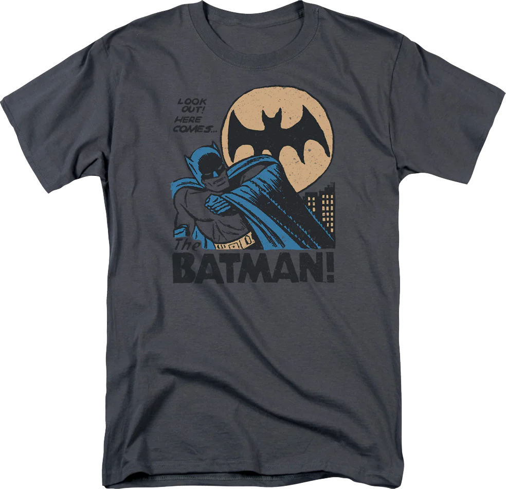 Look Out Here Comes Batman DC Comics T-Shirt