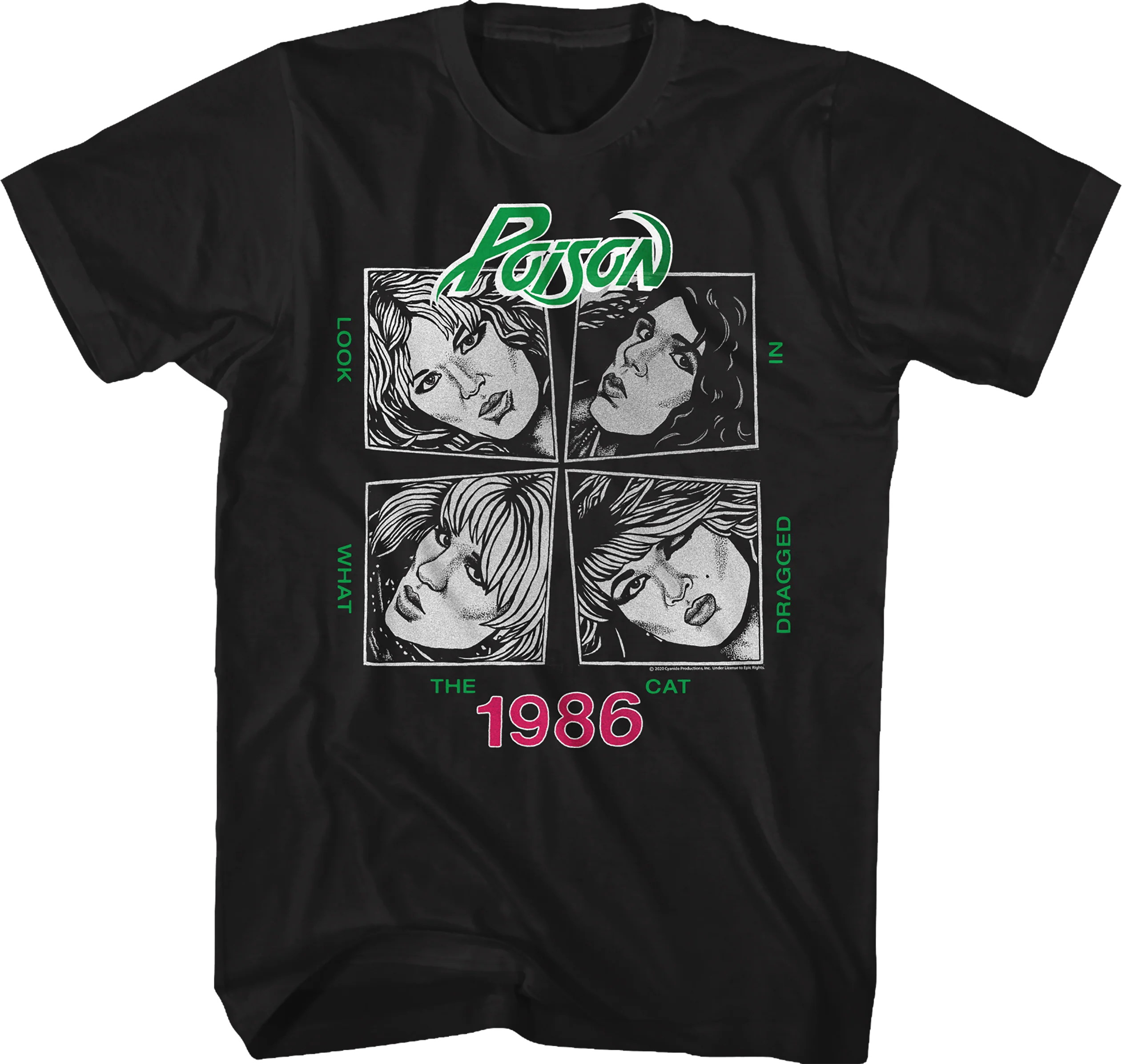 Look What The Cat Dragged In Sketch Poison T-Shirt