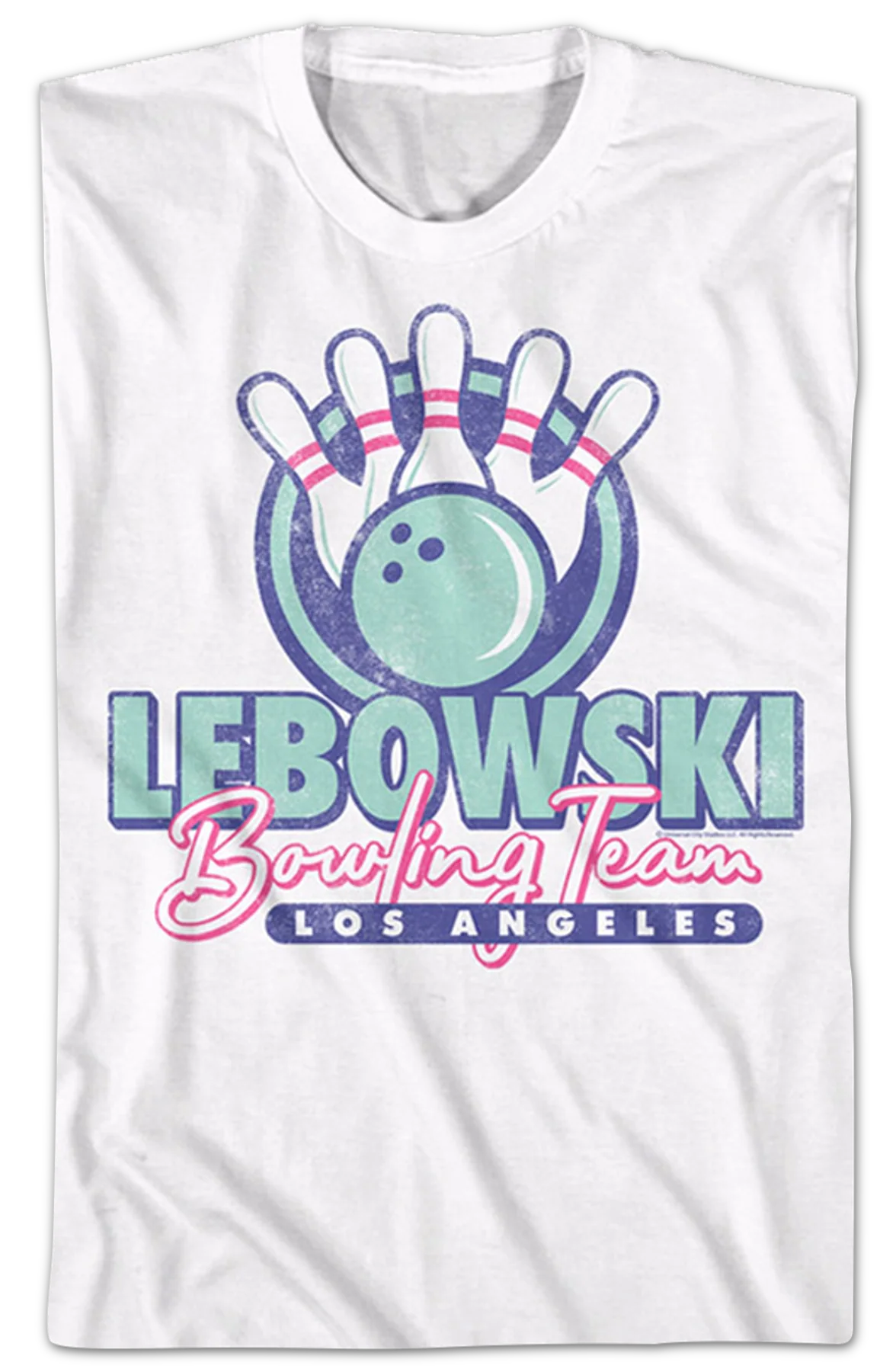 Los Angeles Bowling Team Big Lebowski T-Shirt - Image 2