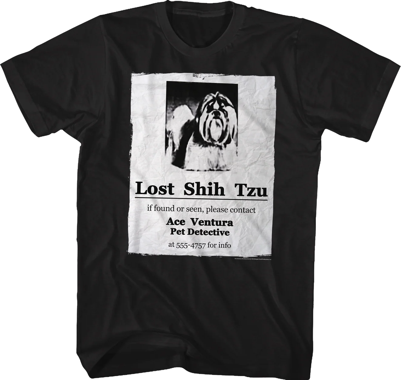 Lost Shih Tzu Ace Ventura T-Shirt