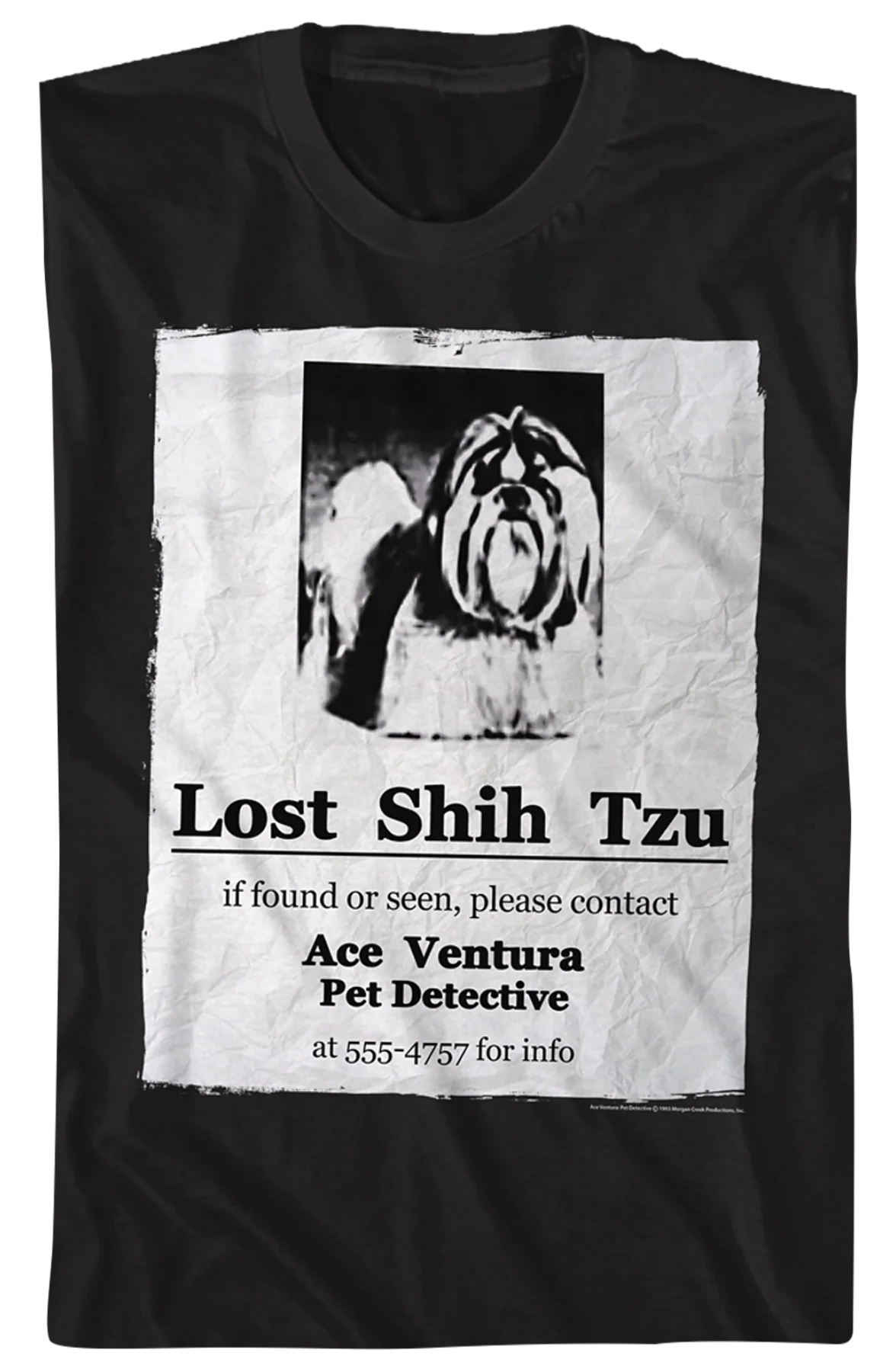 Lost Shih Tzu Ace Ventura T-Shirt - Image 2