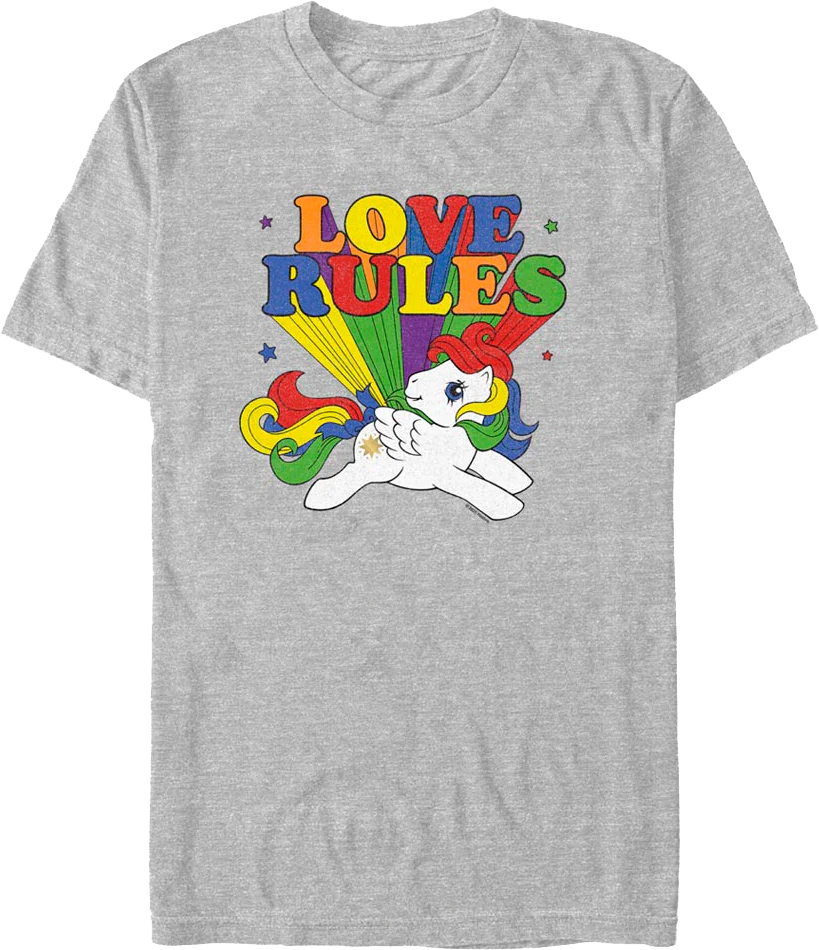 Love Rules My Little Pony T-Shirt