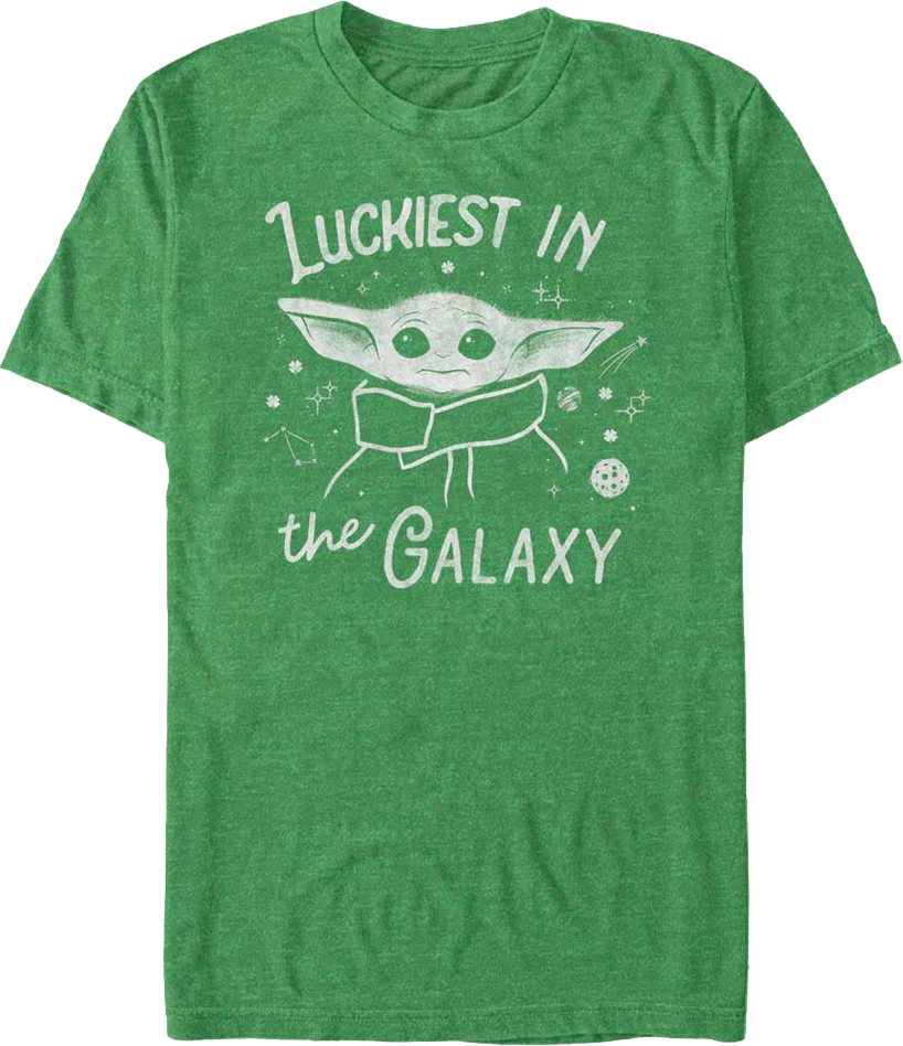 Luckiest In The Galaxy Mandalorian Star Wars T-Shirt