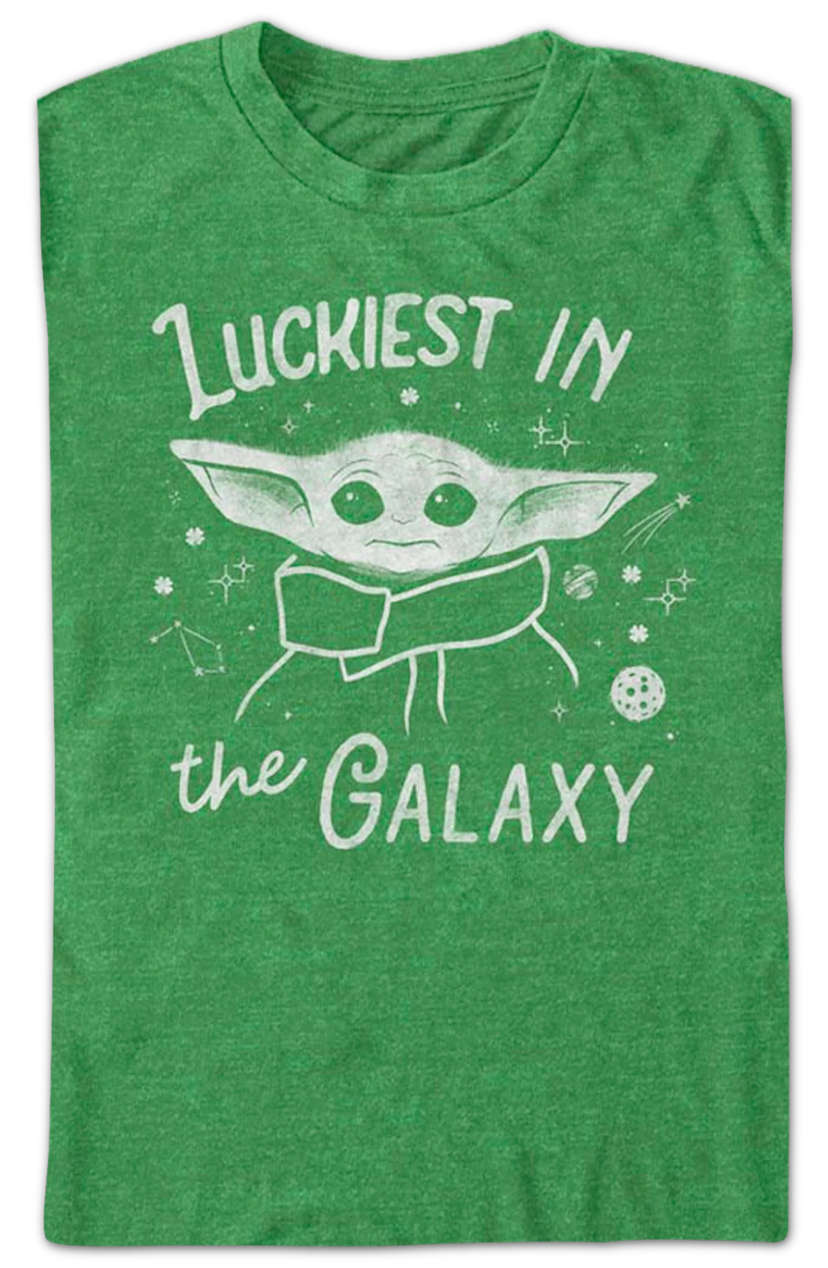 Luckiest In The Galaxy Mandalorian Star Wars T-Shirt - Image 2