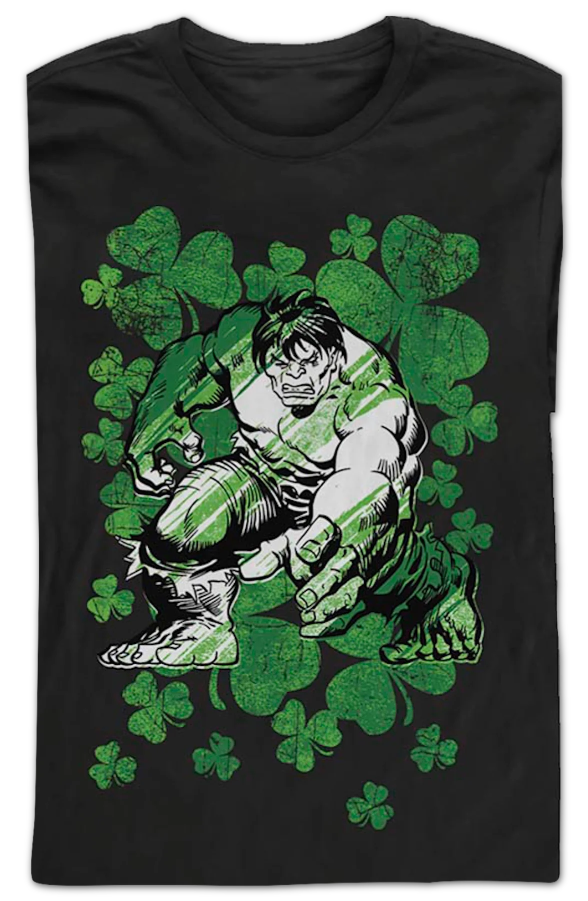 Lucky Hulk Sketch Marvel Comics Long Sleeve Shirt - Image 2