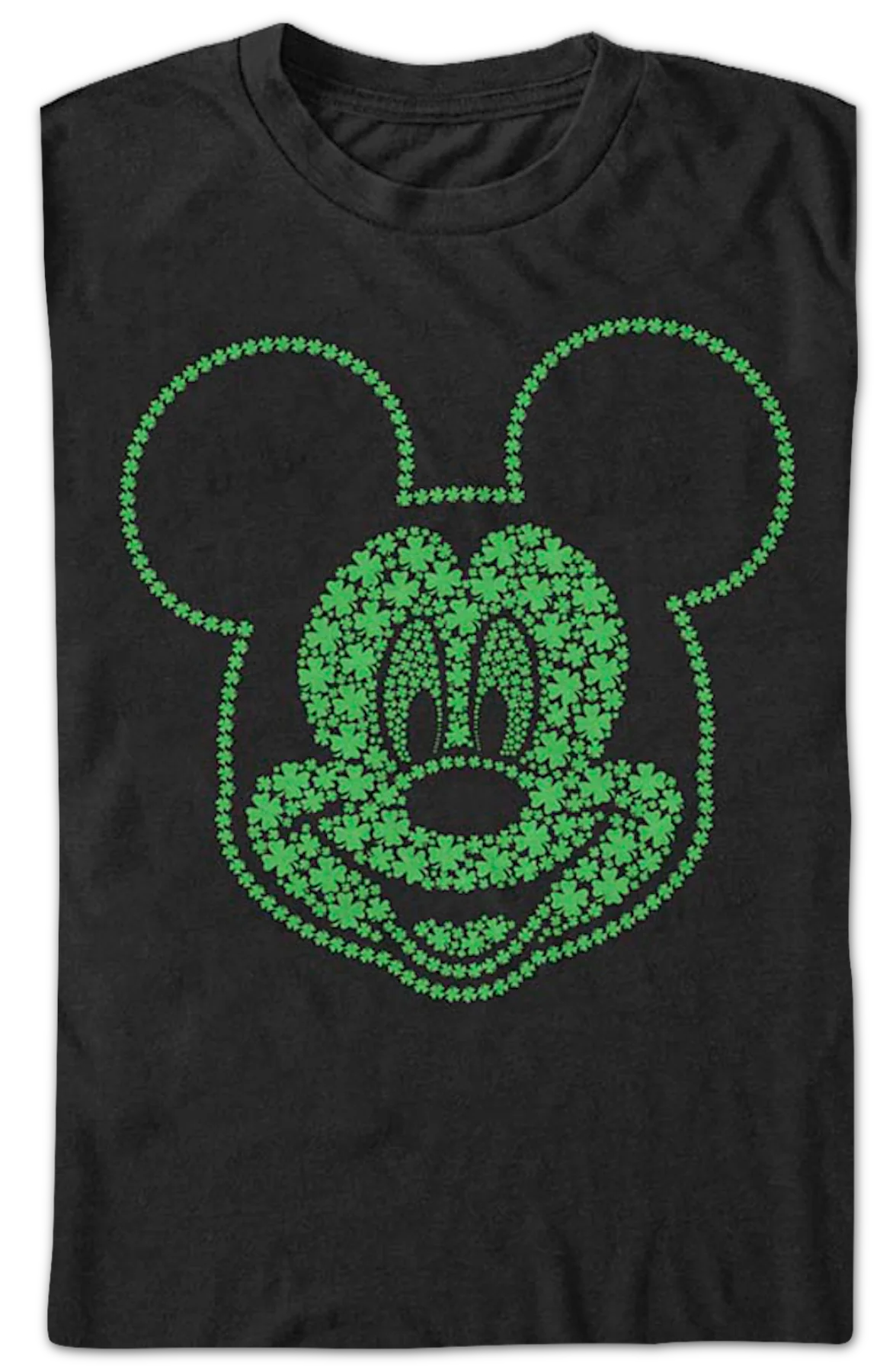 Lucky Mickey Mouse Four-Leaf Clovers Disney T-Shirt - Image 2