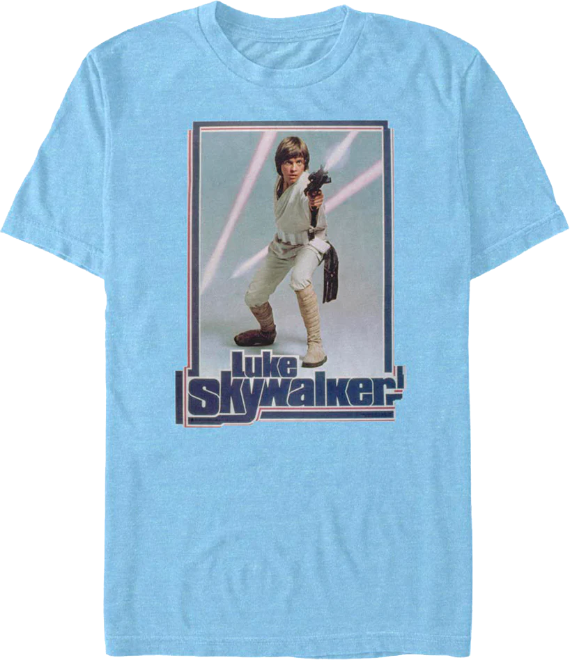 Luke Skywalker Action Pose Star Wars T-Shirt