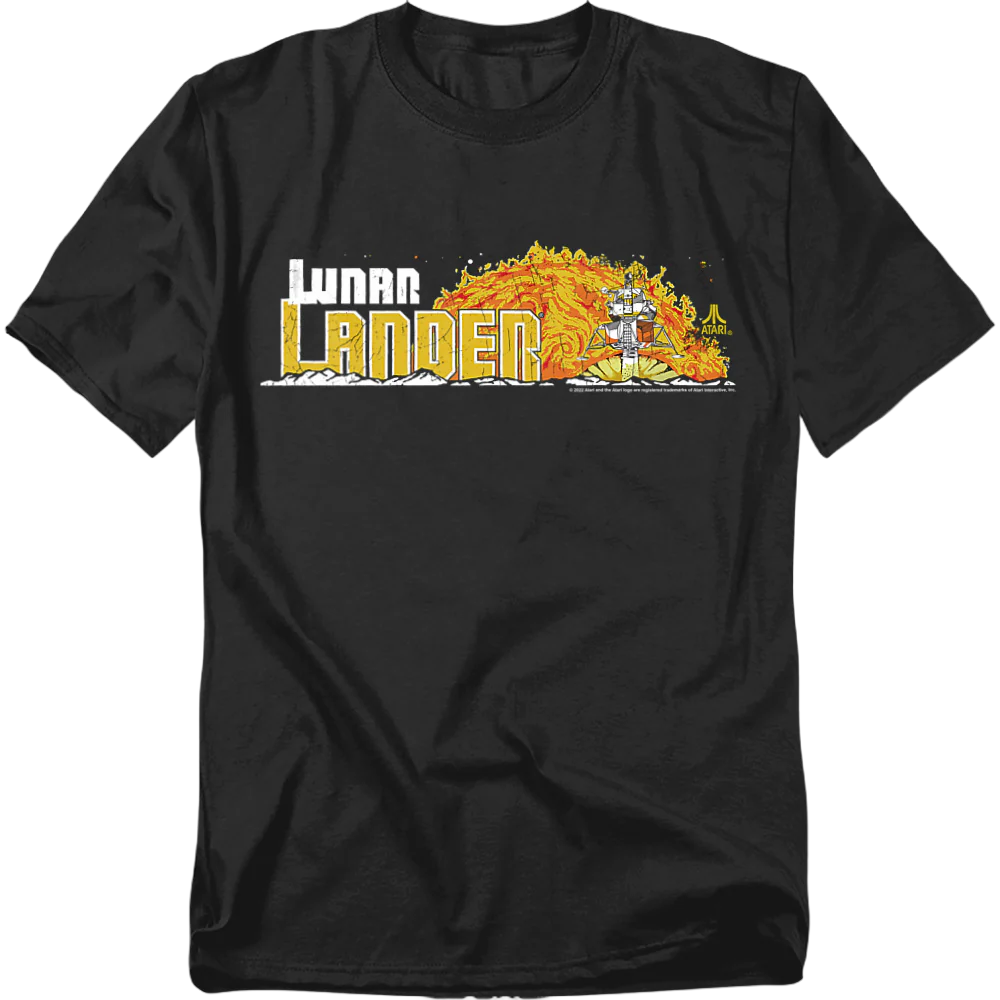 Lunar Lander Arcade Marquee Atari T-Shirt