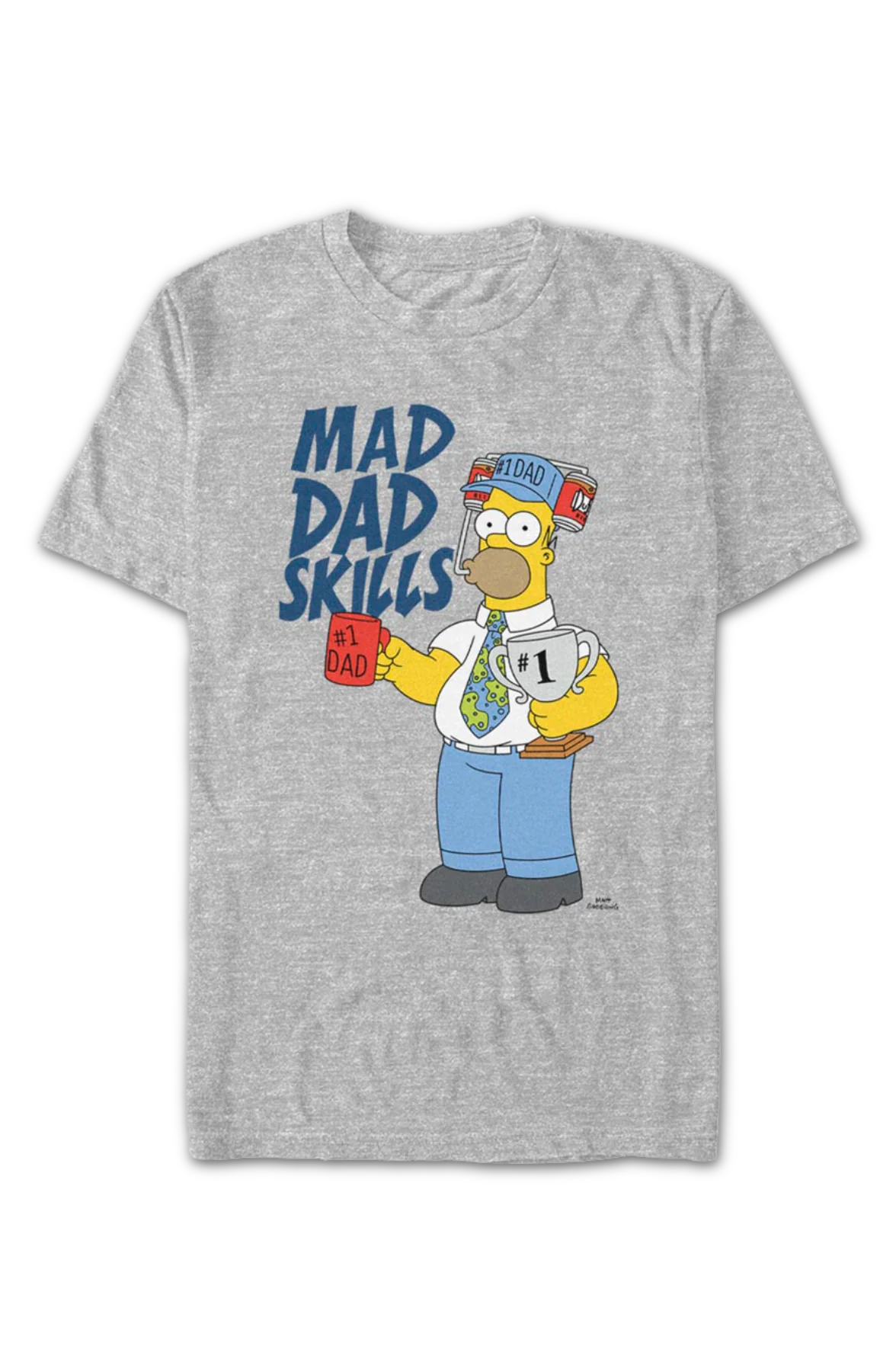 Mad Dad Skills Simpsons T-Shirt - Image 2