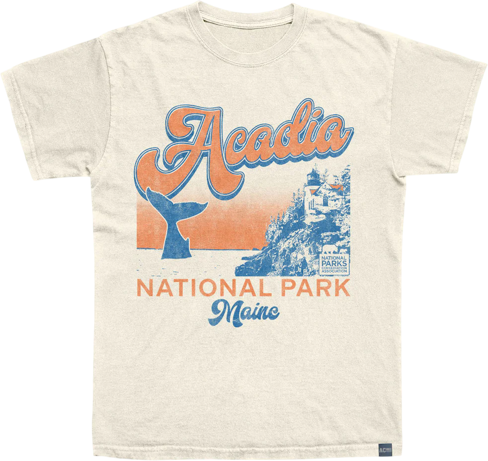 Made In USA Acadia Whale NPCA T-Shirt