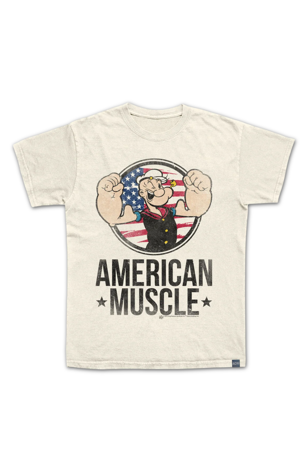 Made In USA American Muscle Popeye T-Shirt - Image 2