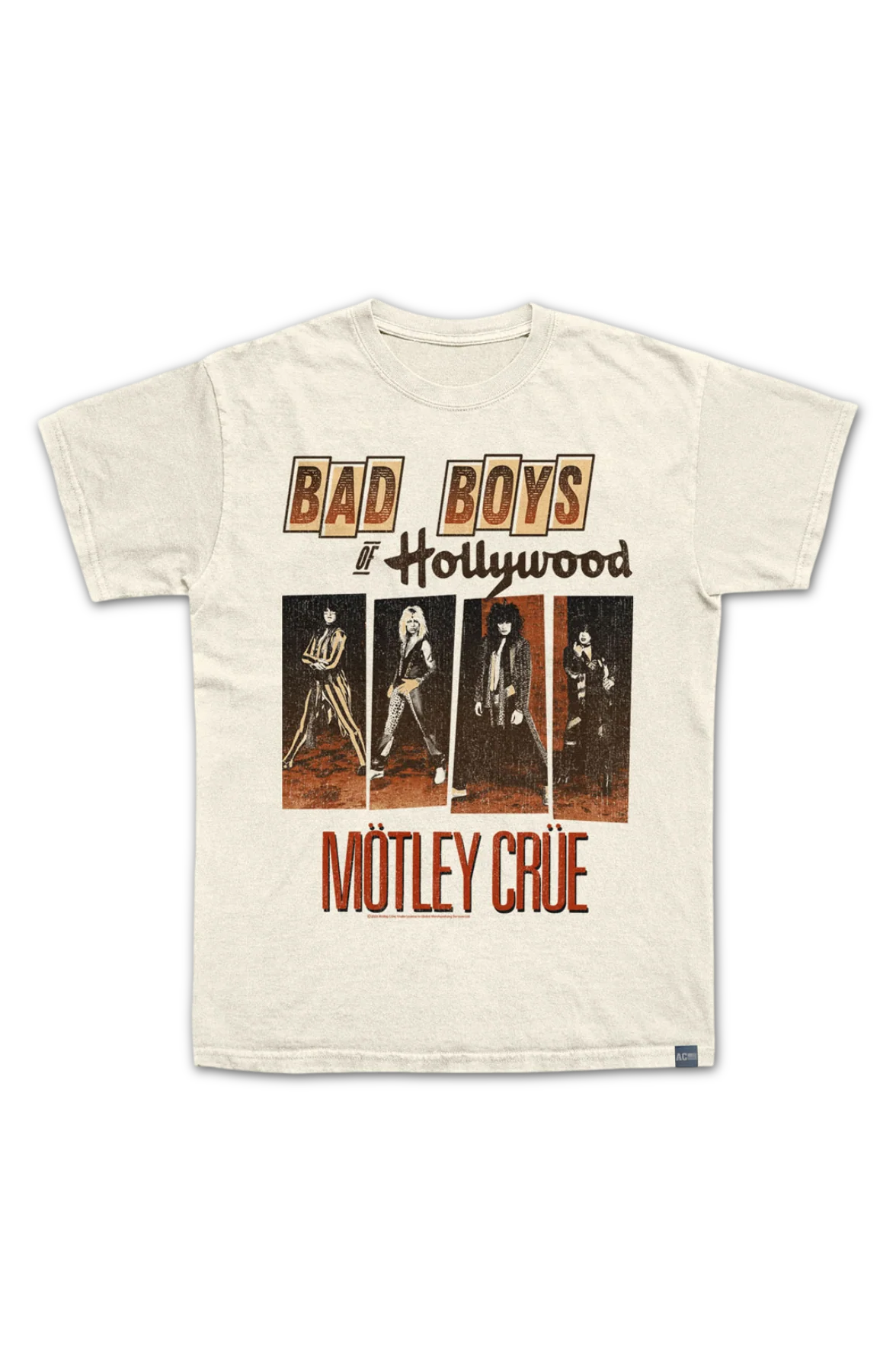 Made In USA Bad Boys Hollywood Motley Crue T-Shirt - Image 2