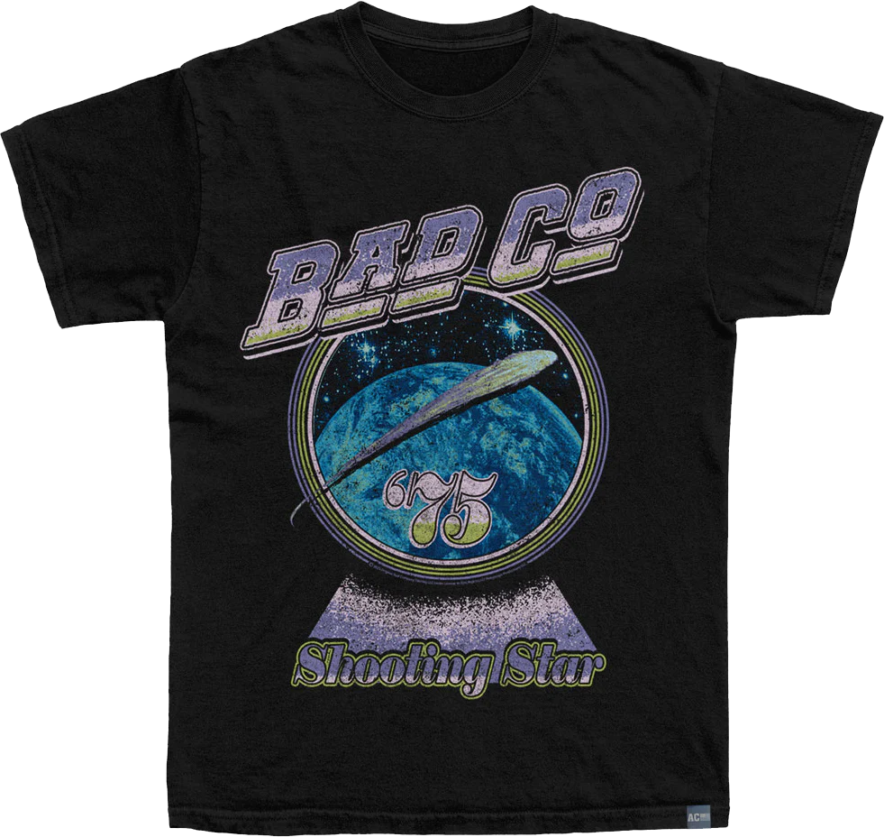 Made In USA Bad Company Shooting Star Pastels T-Shirt
