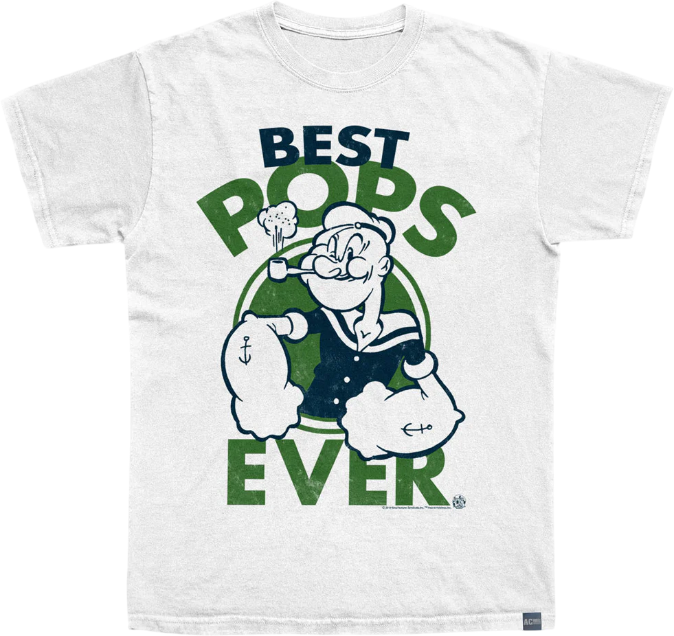 Made In USA Best Pops Ever Popeye T-Shirt