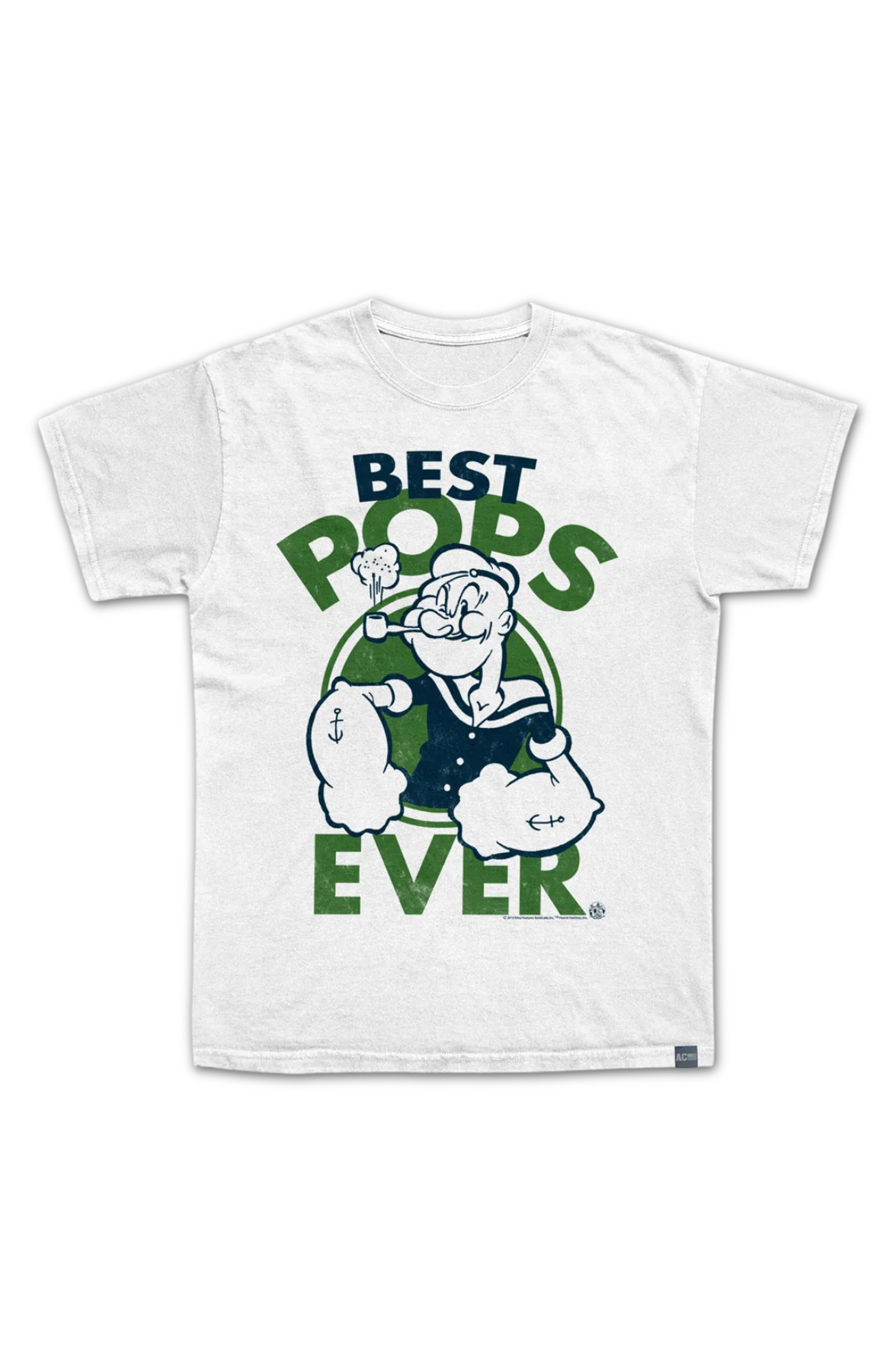 Made In USA Best Pops Ever Popeye T-Shirt - Image 2