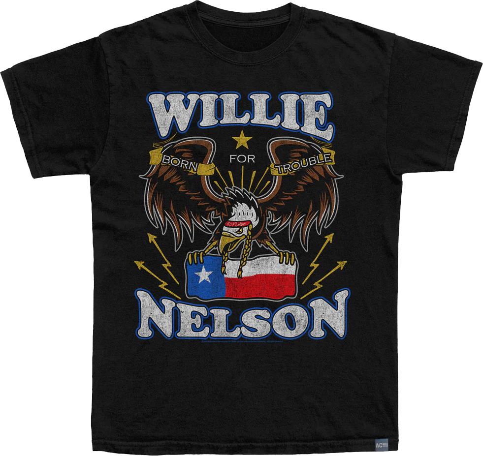 Made In USA Eagle Willie Nelson T-Shirt