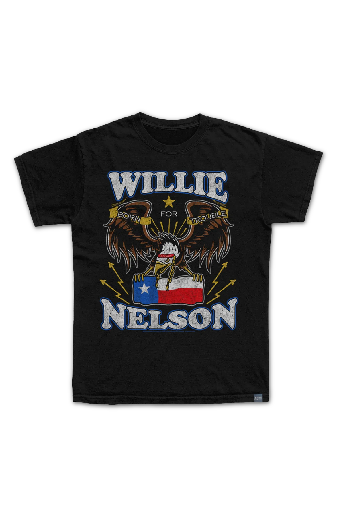 Made In USA Eagle Willie Nelson T-Shirt - Image 2