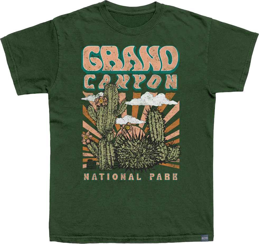 Made In USA Grand Canyon Cactus NPCA T-Shirt