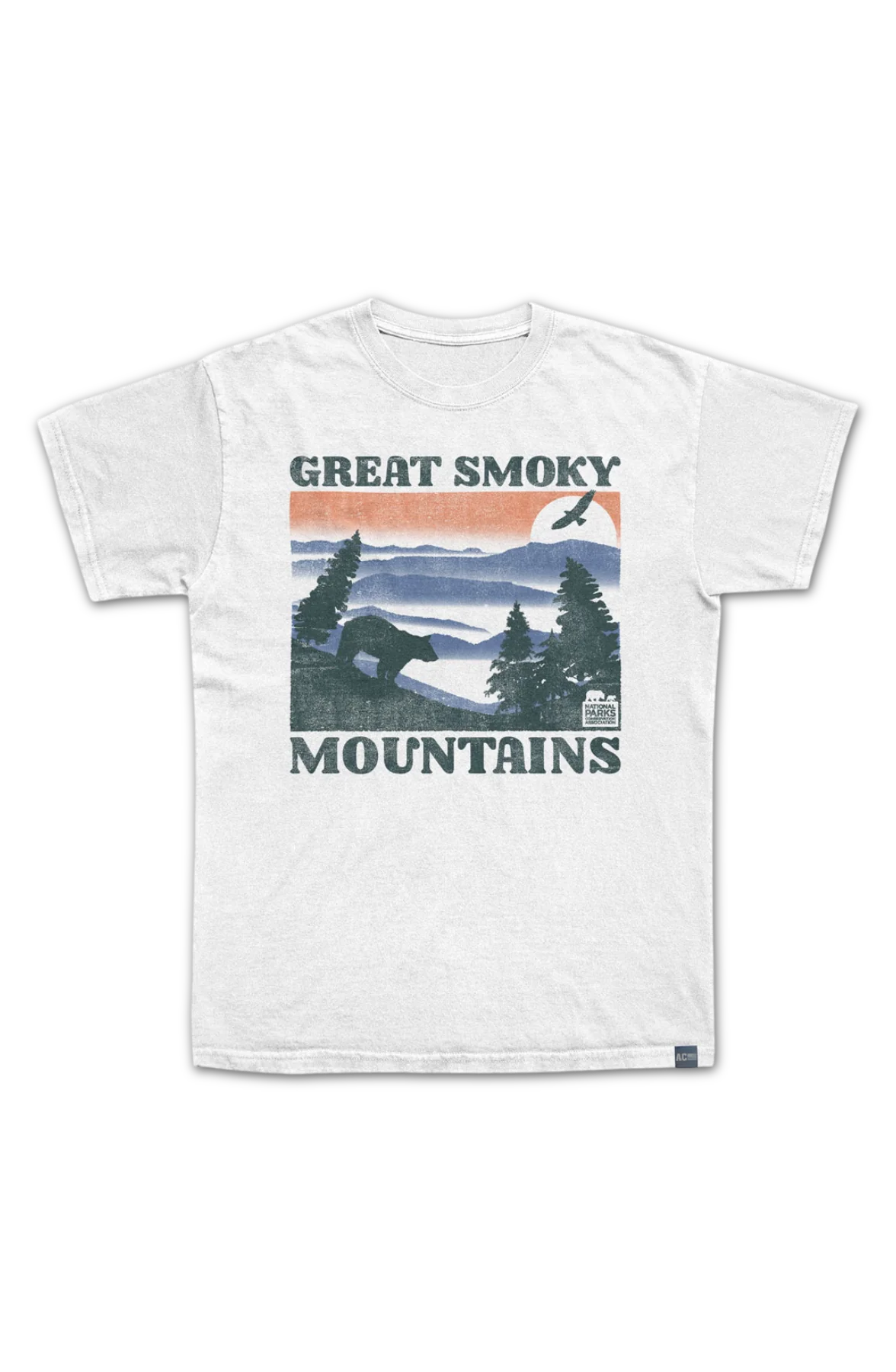 Made In USA Great Smoky Mountain Bear NPCA T-Shirt - Image 2