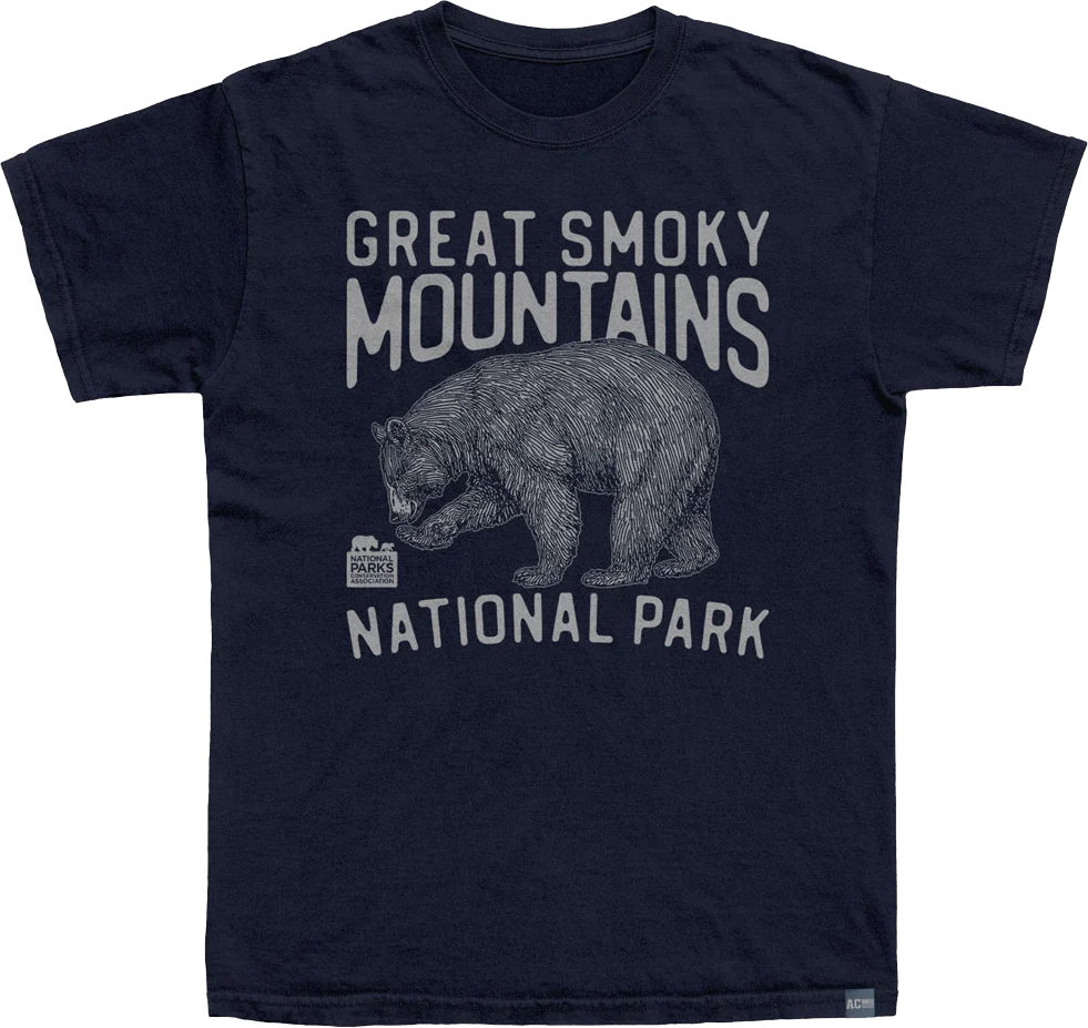 Made In USA Great Smoky Mountains 1940 NPCA T-Shirt