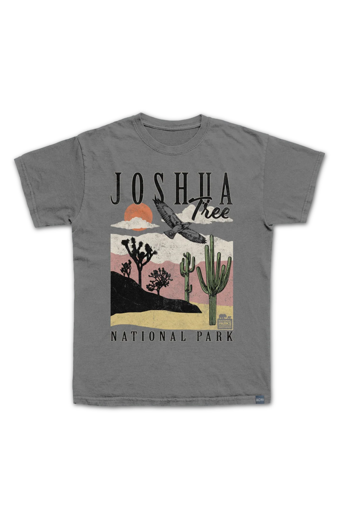 Made In USA Joshua Tree Cactus Landscape T-Shirt - Image 2