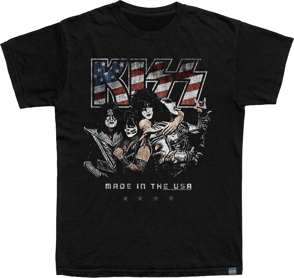 Made In USA KISS Amerikiss T-Shirt