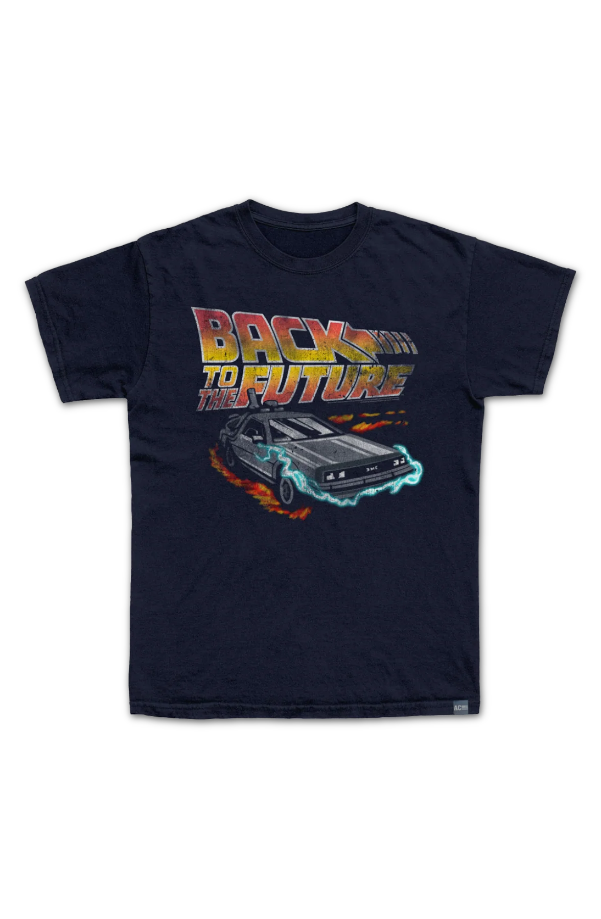 Made In USA Lightning DeLorean Back To The Future T-Shirt - Image 2