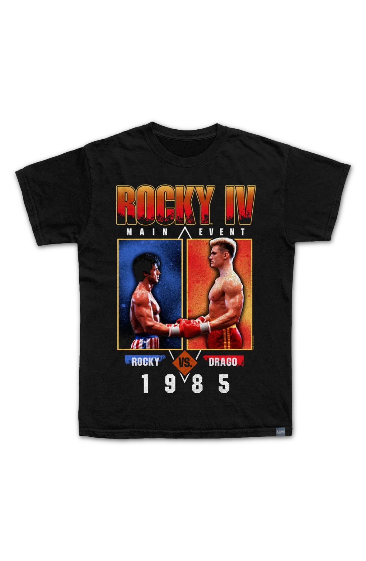 Made In USA Main Event Rocky Vs. Drago 1985 Rocky IV T-Shirt - Image 2