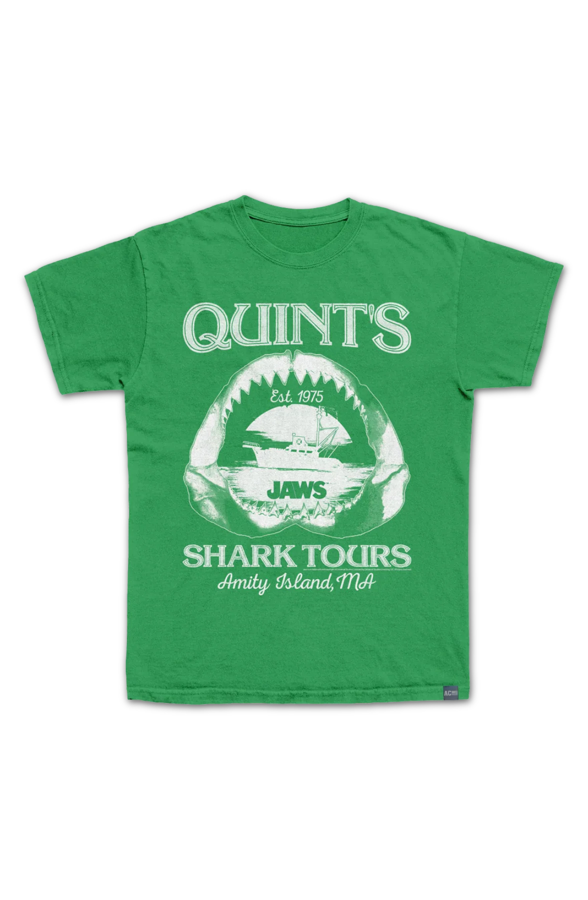 Made In USA Quint's Shark Tours Jaws T-Shirt - Image 2