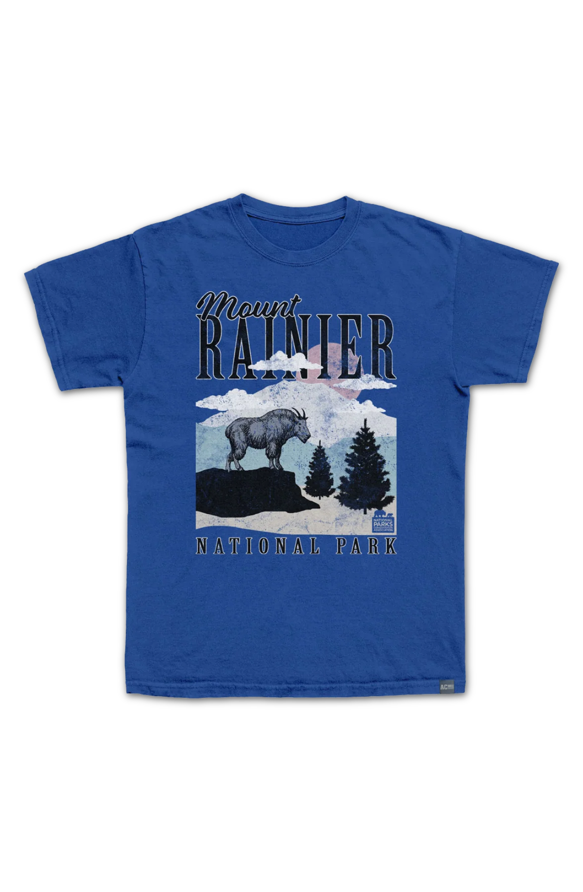 Made In USA Ranier Minimalist Landscape NPCA T-Shirt - Image 2
