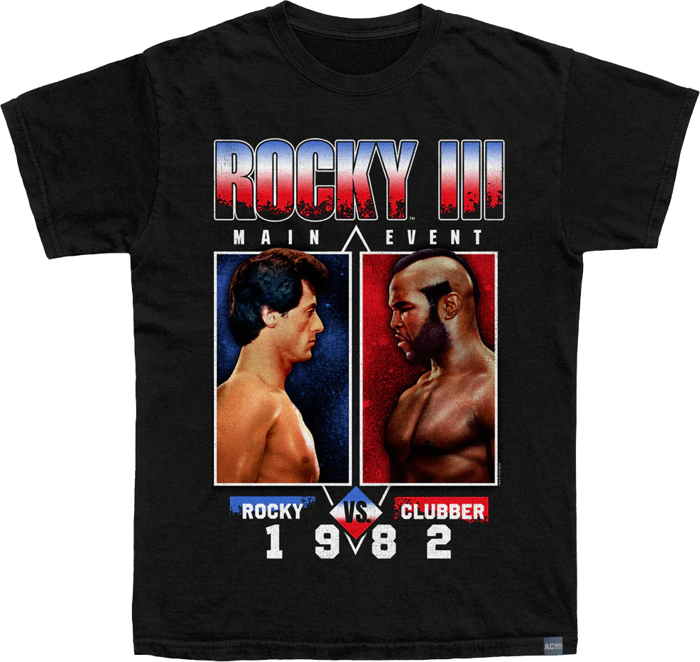 Made In USA Rocky vs. Clubber Rocky III T-Shirt