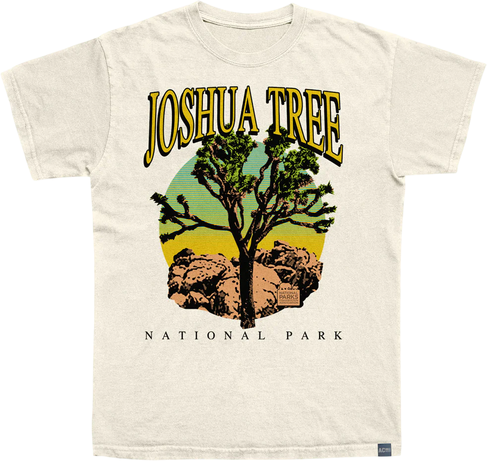 Made In USA Sky Background Joshua Tree NPCA T-Shirt