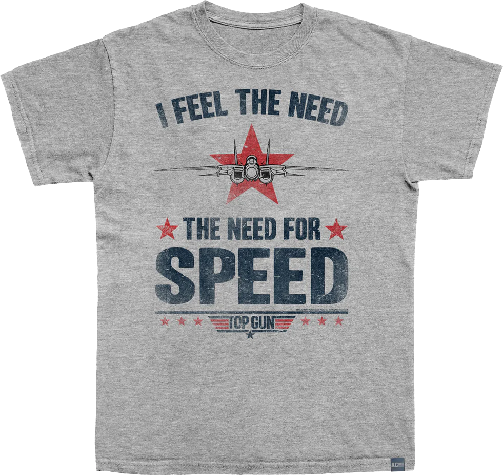 Made In USA The Need For Speed Top Gun T-Shirt