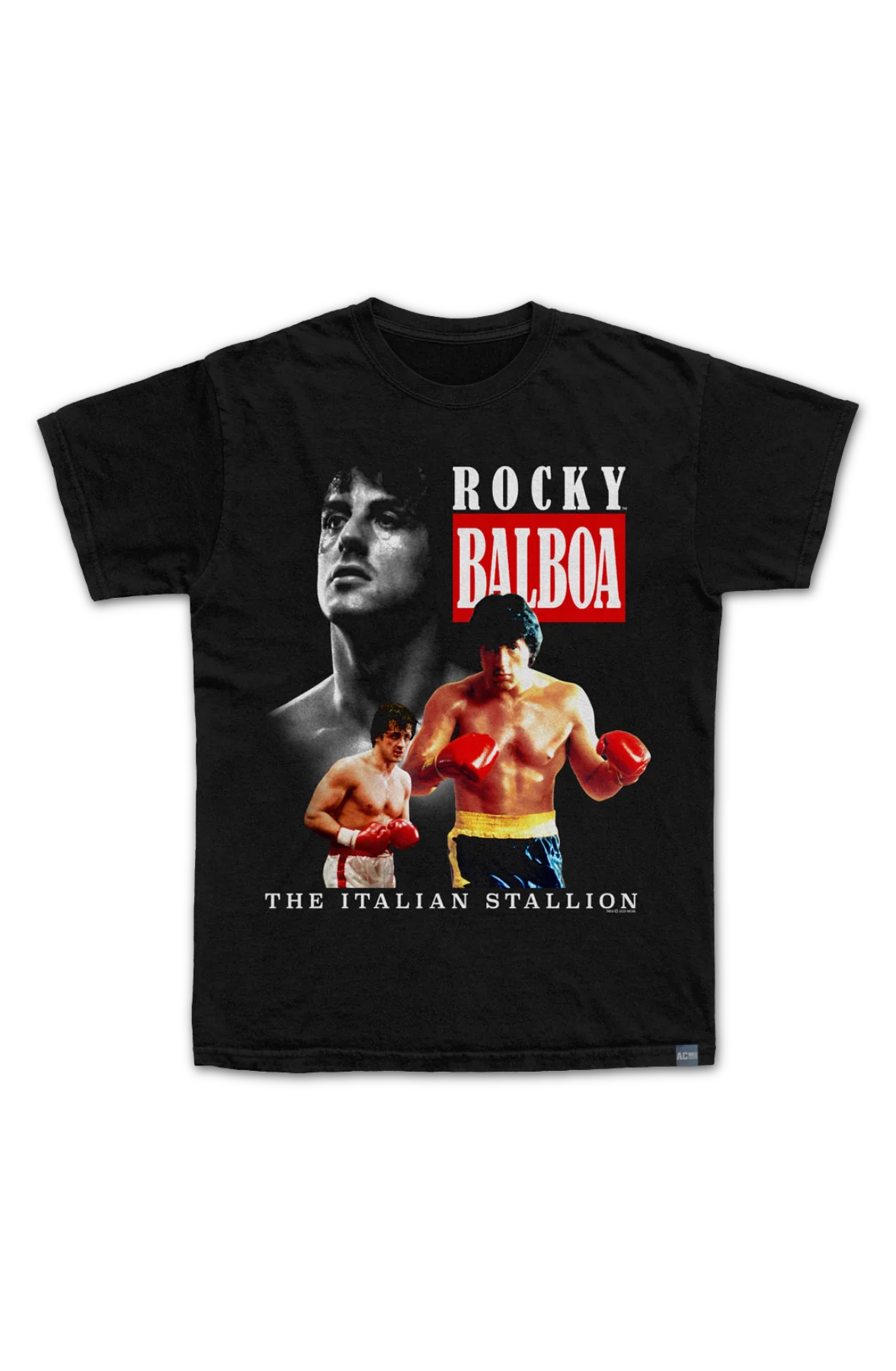 Made In USA Three Times the Stallion Rocky T-Shirt - Image 2