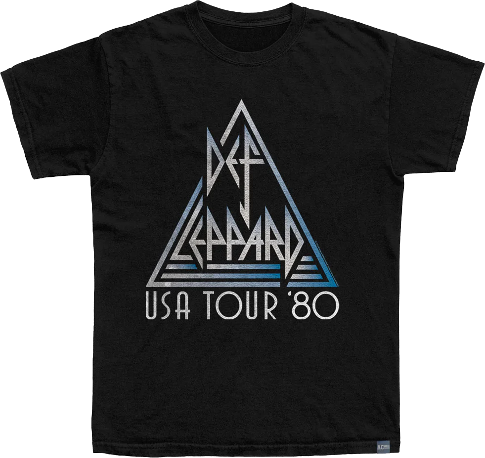 Made In USA Tour '80 Def Leppard T-Shirt