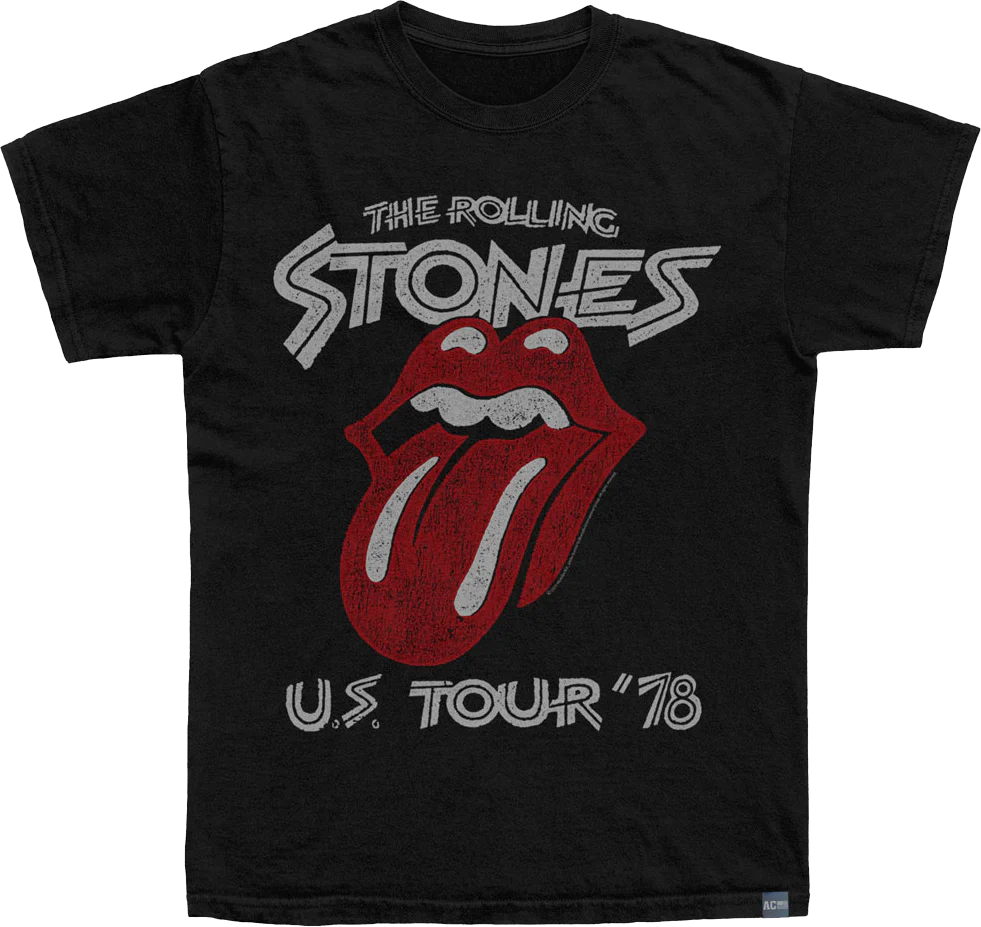Made In USA US Tour '78 Rolling Stones T-Shirt