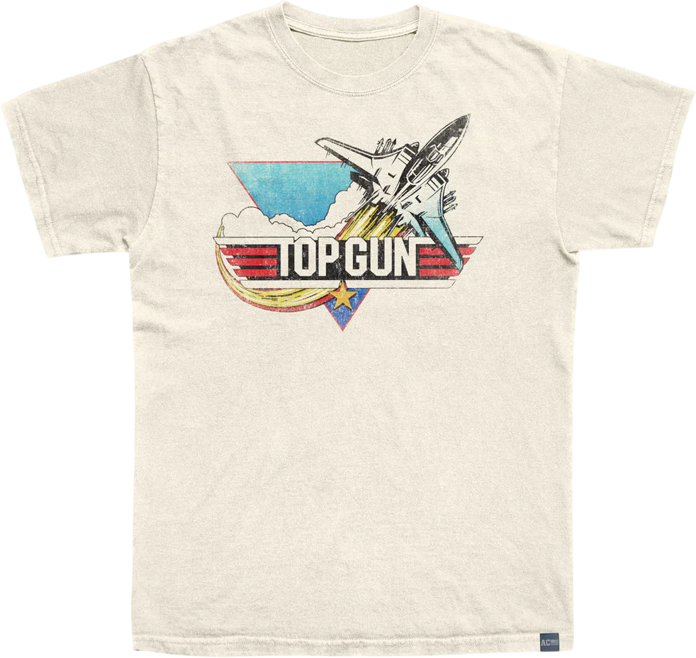 Made In USA Vintage Fade Top Gun T-Shirt