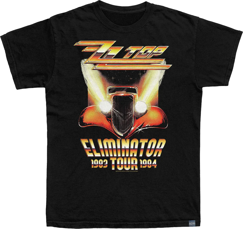 Made In USA ZZ Top Eliminator Tour T-Shirt