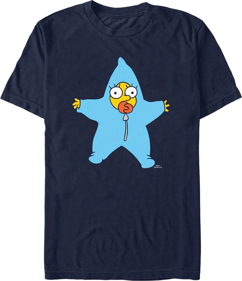 Maggie Snow Suit Simpsons T-Shirt