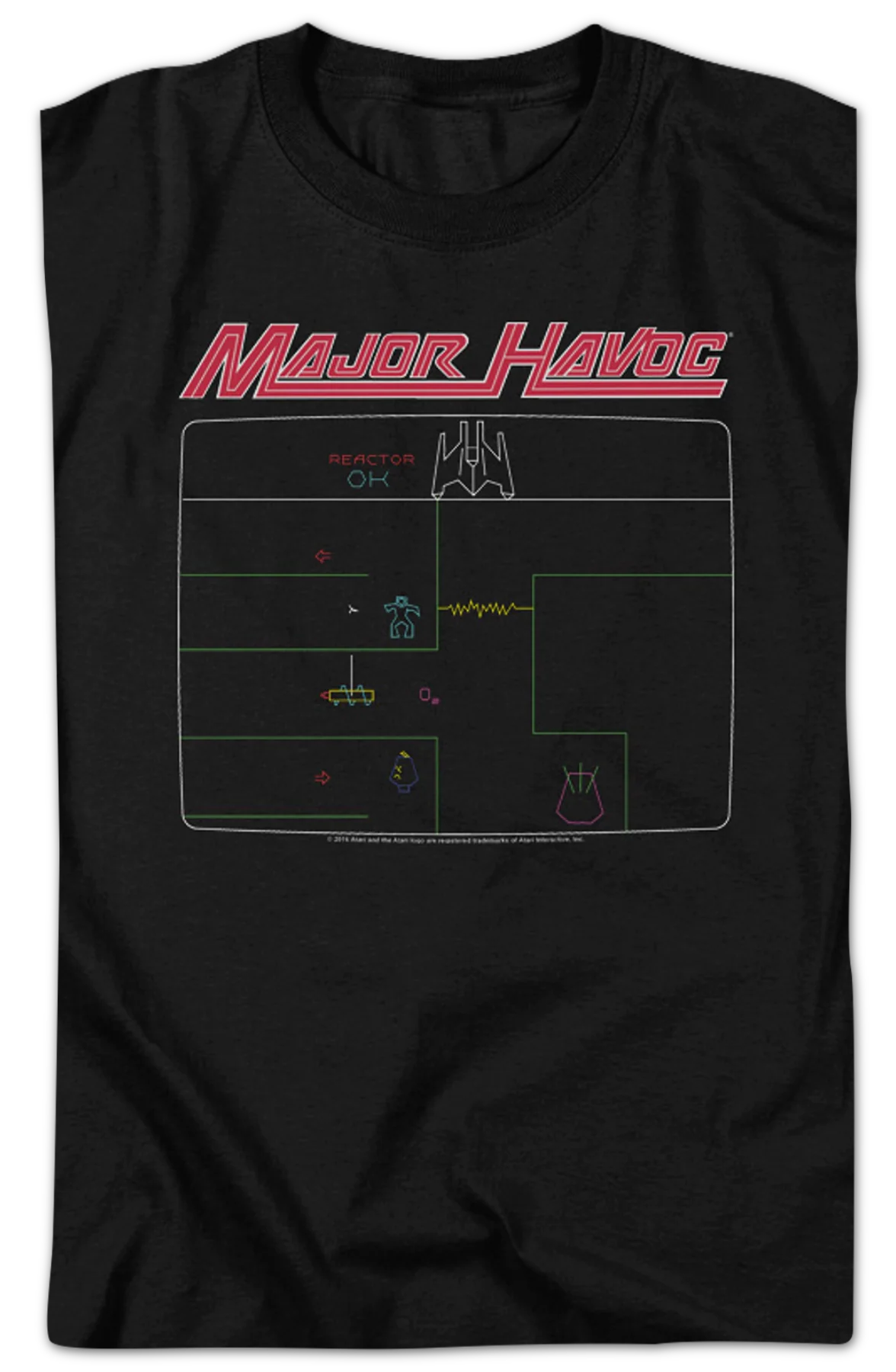 Major Havoc Screen Atari T-Shirt - Image 2