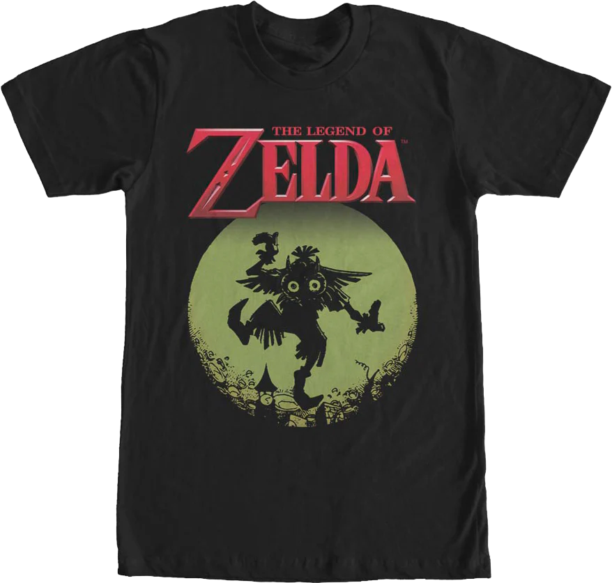 Majora Silhouette Legend of Zelda Nintendo T-Shirt